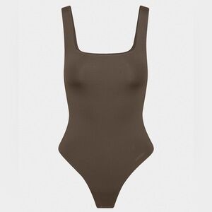 Babaton brown contour tank bodysuit